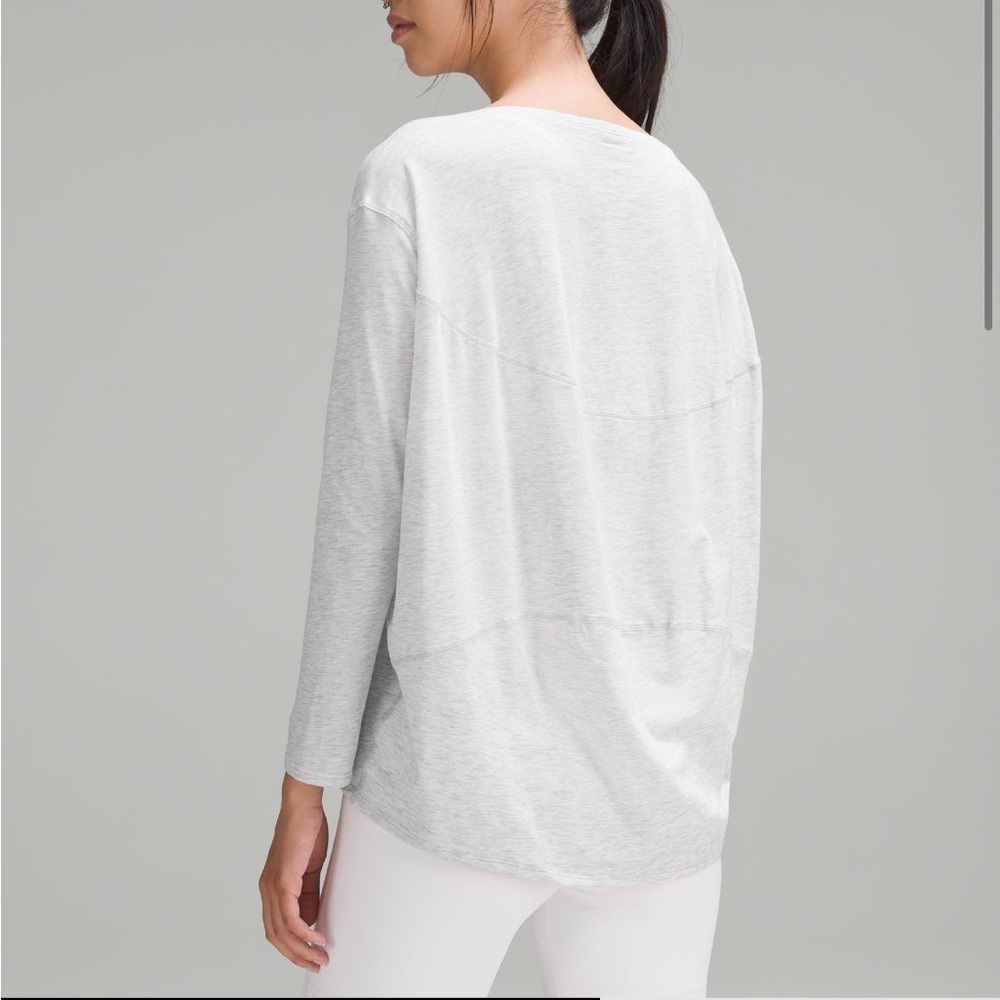 Back in action long sleeve turquoise